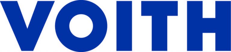 Blue VOITH logo